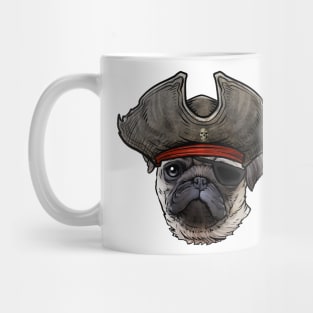 Pug Pirate Mug